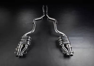 Mercedes S63 AMG E-Performance W223 | Capristo - Exhaust system Catback system with electric flaps, flap kit to take the third exhaust flap out of operation and E2E flap control