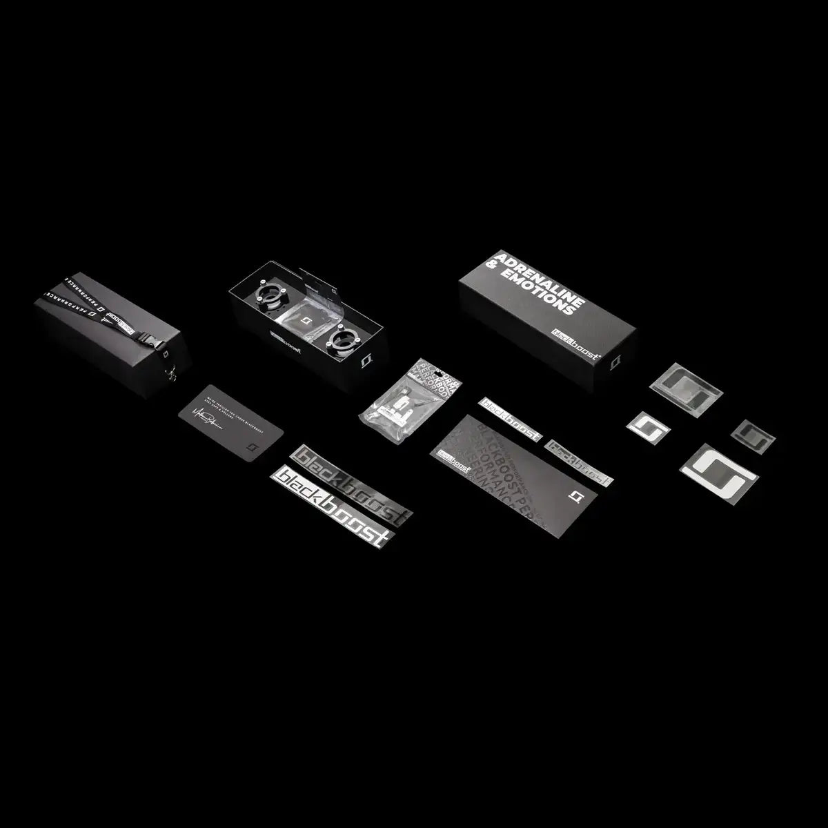 Mclaren M838T M840T FTA Adapter Set mit Zubehör, hochwertig verpackt auf schwarzem Hintergrund