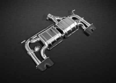 BMW 435i | Exhaust System | Capristo - Exhaust system with middle silencer spare pipe, skirt and CES-3 controller with part certificates