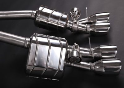 Corvette C6 Z06 | Capristo - Rear silencer with exhaust gas flaps