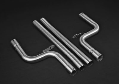 Ghibli | Capristo - Rear silencer, middle silencer replacement pipes and CES-3