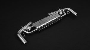 GLS 63 SUV X166 | Capristo - Muffler with middle silencer spare pipes incl. programmable controller EVCU-1