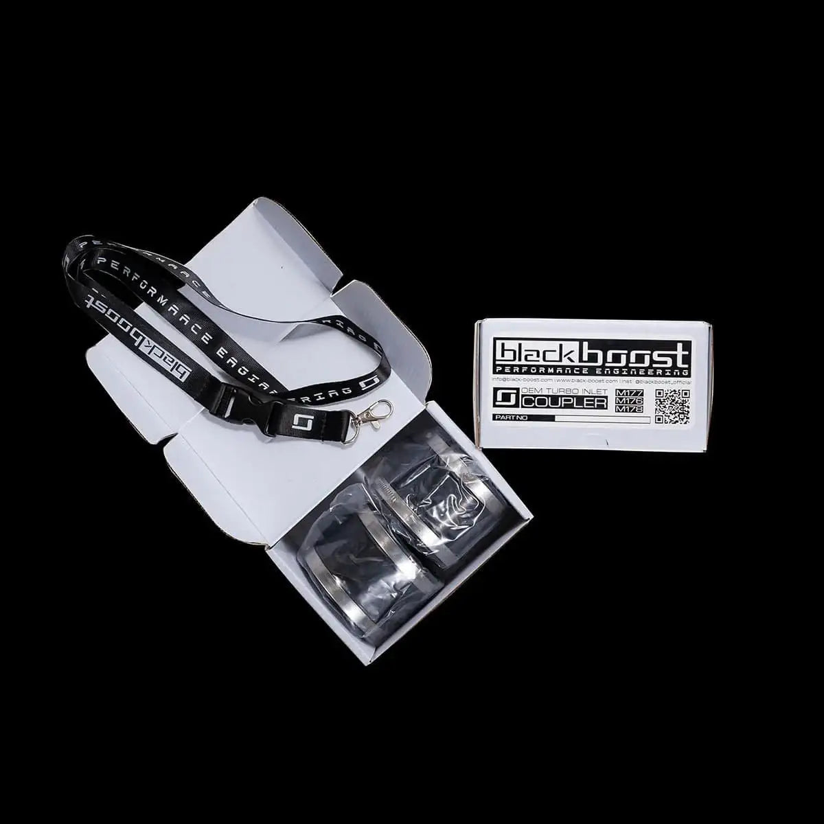 blackboost OEM Turbo Inlet Coupler Set mit Schlüsselband, KTH Shop Tuning Zubehör