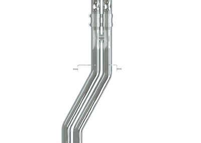 Audi S8 D5 - 2019 | Capristo - Exhaust system with electric flaps for use with OEM actuators, front silencer and middle silencer replacement pipes, colored anodized tailpipes in red, silver, black* and carbon or aluminum outer sleeve in wicrom black