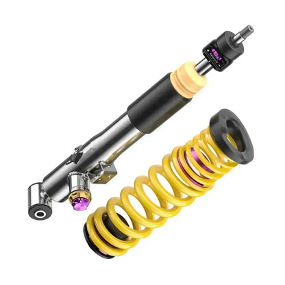 Hochwertiges Auto-Gewindefahrwerk mit gelber Feder, Stoßdämpfer, Tuning-Zubehör bei KTH Shop