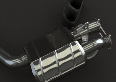 970 Panamera V8 Turbo | Capristo - Exhaust system long version