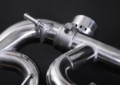 SLS | Capristo - Muffler and connecting pipes from cat. incl. programmable control unit, with homologation