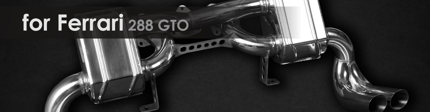 Exhaust system for the Ferrari 288 GTO from Capristo Automotive GmbH - Exhaust system for the Ferrari 288 GTO