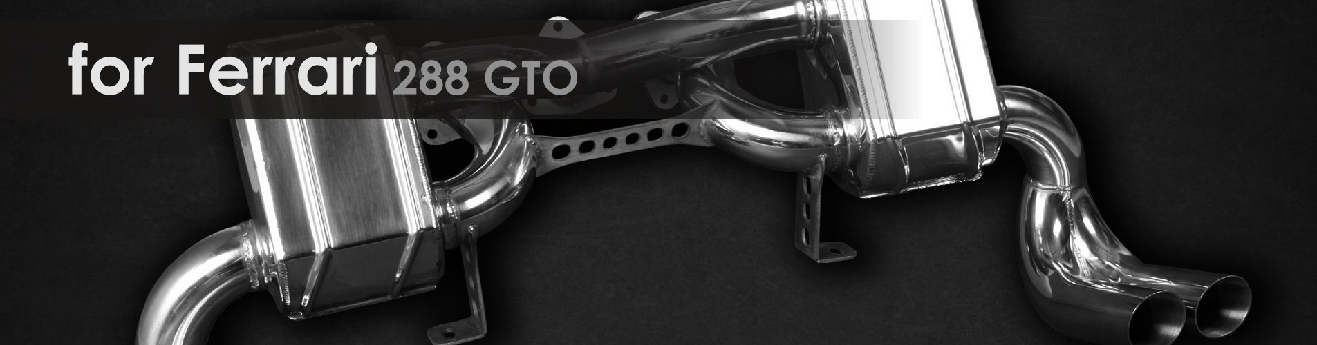 Exhaust system for the Ferrari 288 GTO from Capristo Automotive GmbH - Exhaust system for the Ferrari 288 GTO