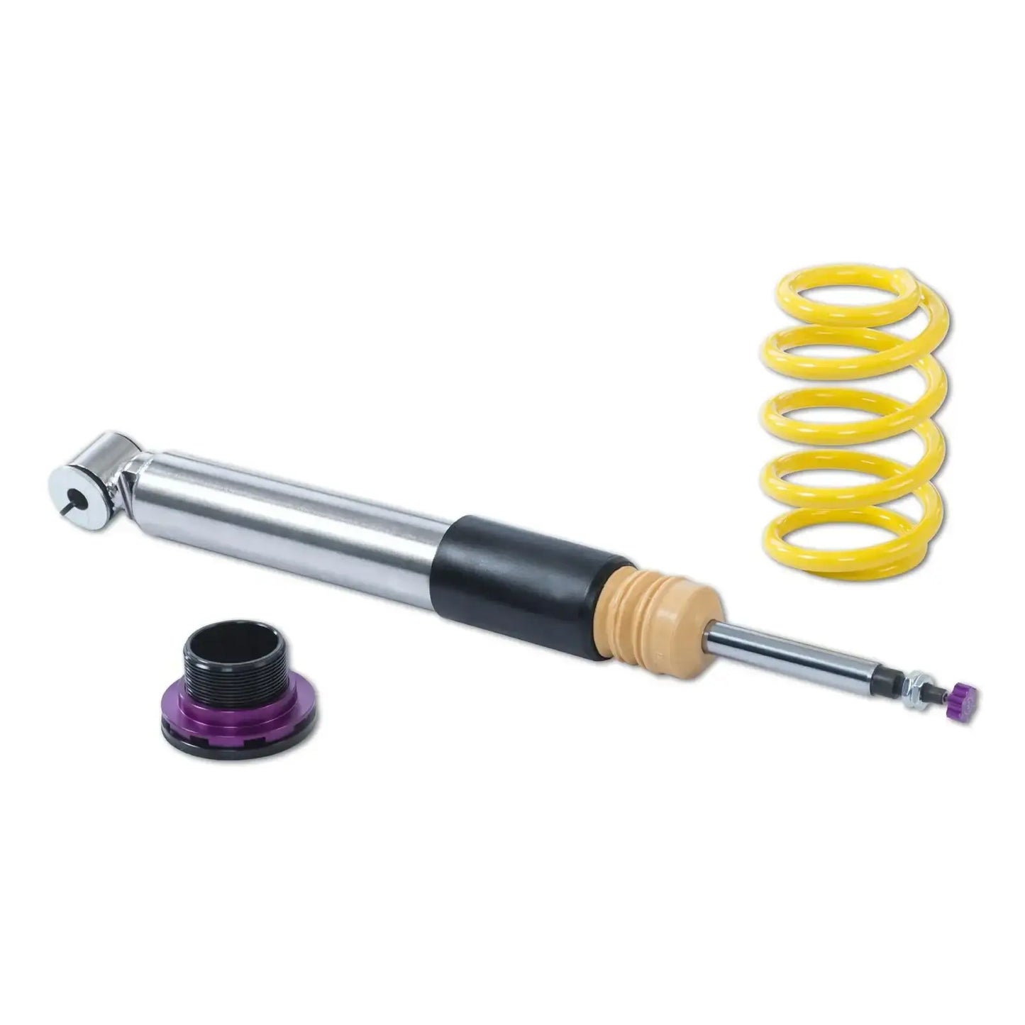 Stoßdämpfer, gelbe Feder und Bauteile als Tuning-Zubehör im KTH Shop für Fahrwerksteile