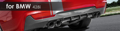 BMW 428i | Carbon | Capristo - Polyurethane PU/PUR, with mesh and Screws, non lacquered, with part assessment