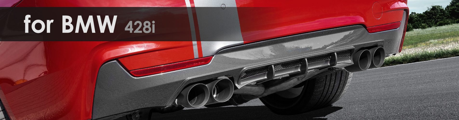 BMW 428i | Carbon | Capristo - Polyurethan PU/PUR, mit Gitter und Befestigung, unlackiert, mit Teilegutachten