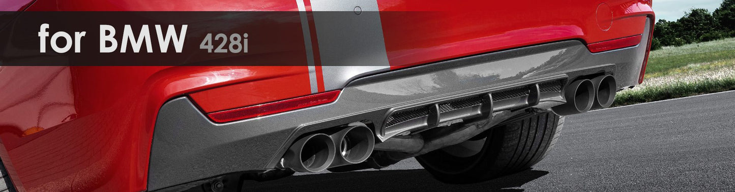 BMW 428i | Carbon | Capristo - Polyurethane PU/PUR, with mesh and Screws, non lacquered, with part assessment