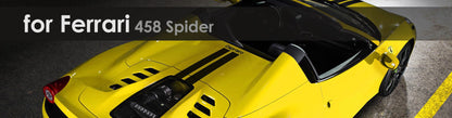 458 Spider | Carbon | Capristo - Gewebe L mattlackiert