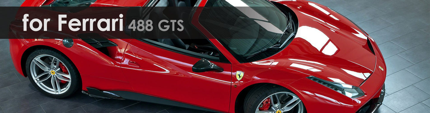 488 GTS | Exhaust System | Capristo - Set circular, consisting of 4 discs (2x 11mm and 2x 17mm, front and rear), Titanium wheel bolts, part certificates