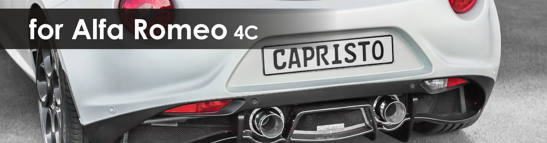 Alfa Romeo 4c | Capristo - Sportkatalysator 250cpi