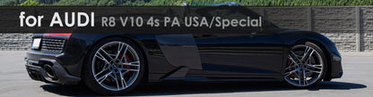 R8 V10 4s PA USA/Special | Carbon | Capristo - Gewebe K, mattlackiert
