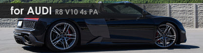 R8 V10 4s PA | Carbon | Capristo - Fabric K, matt lacquered