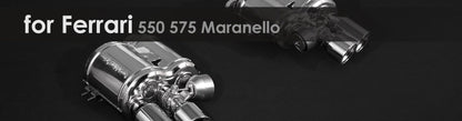 550 575 Maranello | Capristo - Exhaust system without exhaust valves for 550 and 575 Maranello