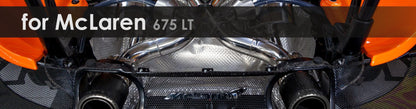 675 LT | Capristo - Rear silencer with catless downpipes, EVCU-1 , carbon tailpipes, heat protection