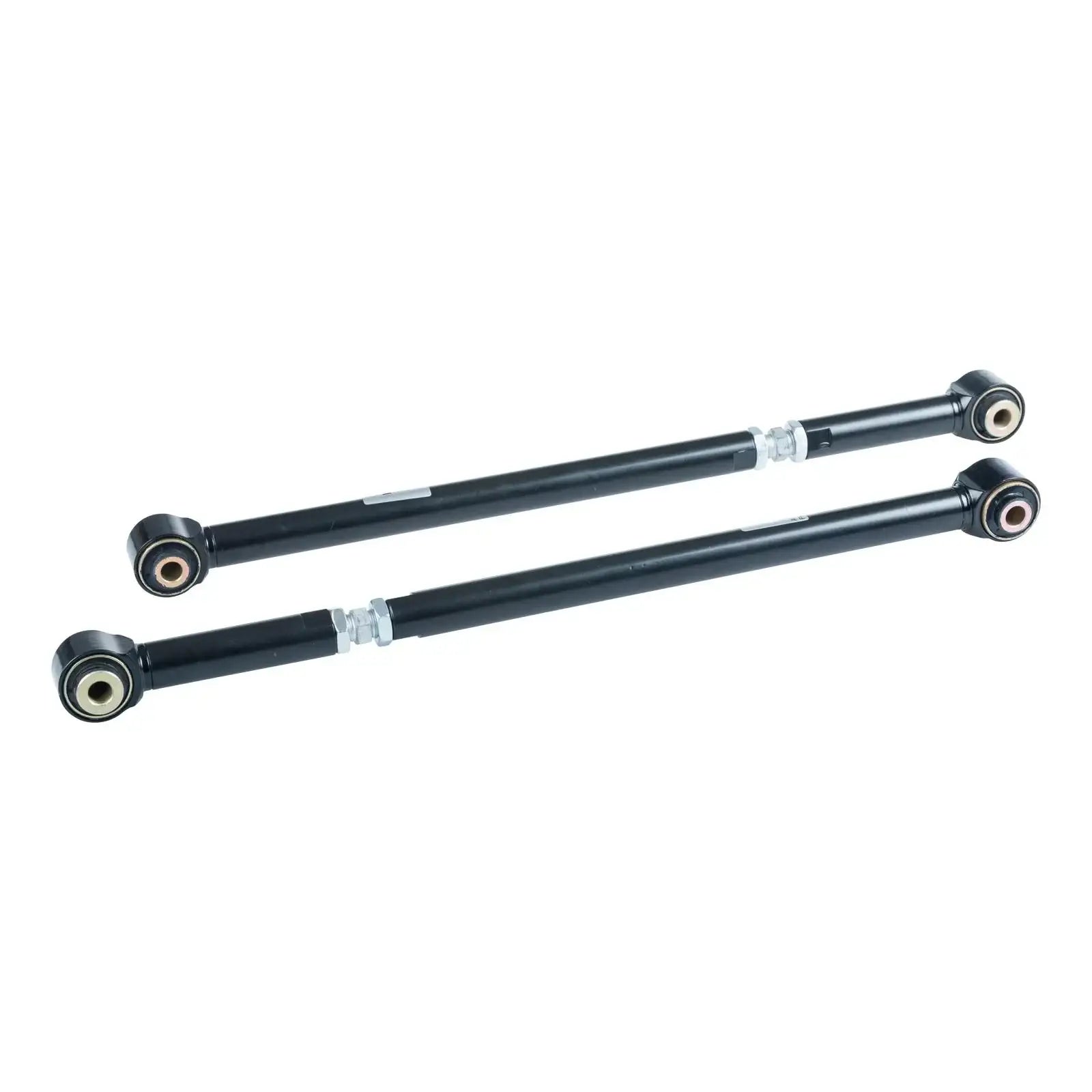 Zwei schwarze Querlenker aus Metall für Auto-Tuning, Ersatzteil im KTH Shop Sortiment