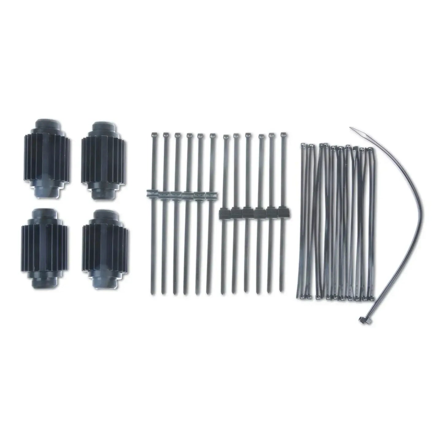 Tuning-Teileset mit schwarzen Bauteilen, Metallstiften und Kabelbindern, KTH Shop Zubehör