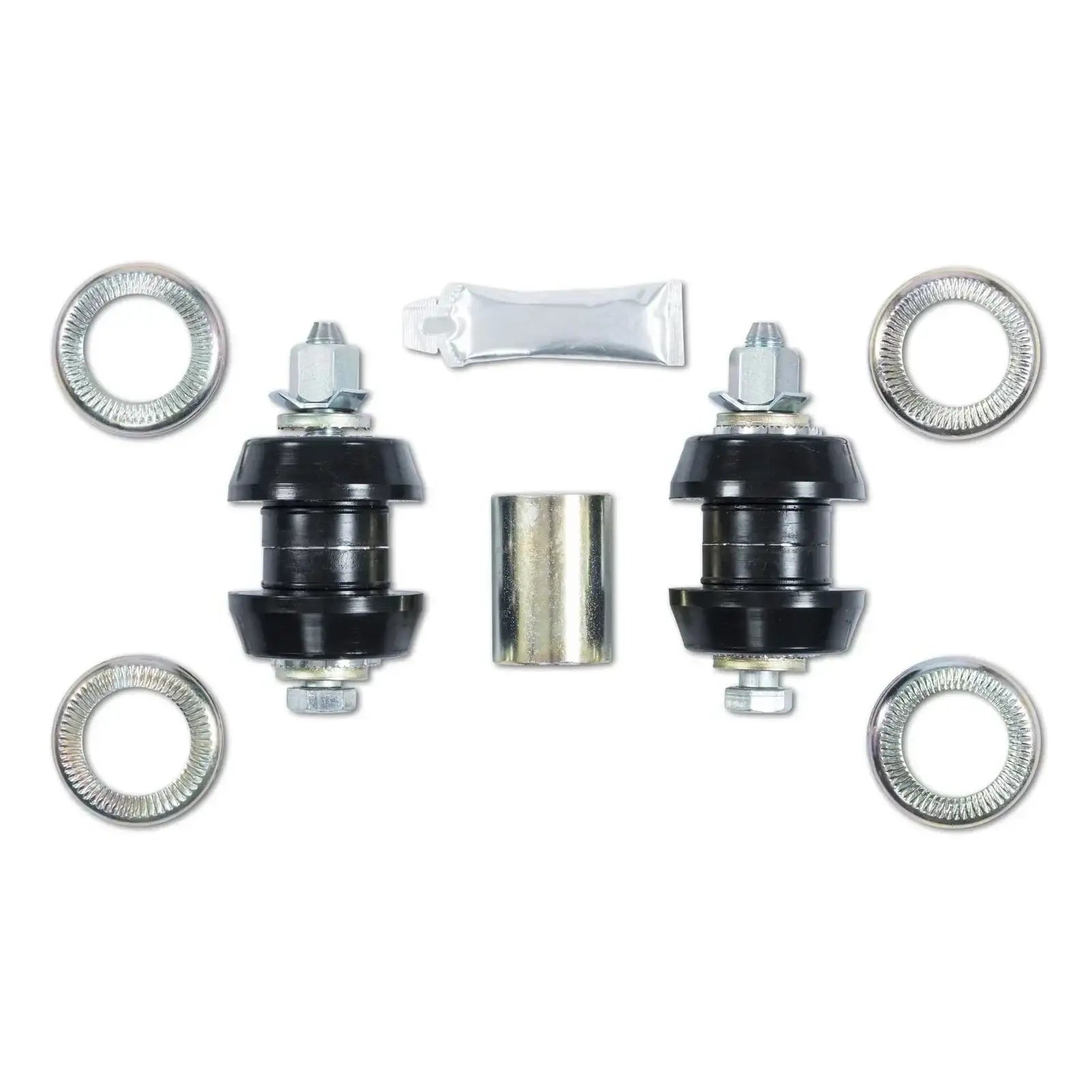 Tuning Querlenkerlager Set, schwarz mit Befestigungsteilen, für Auto, KTH Shop