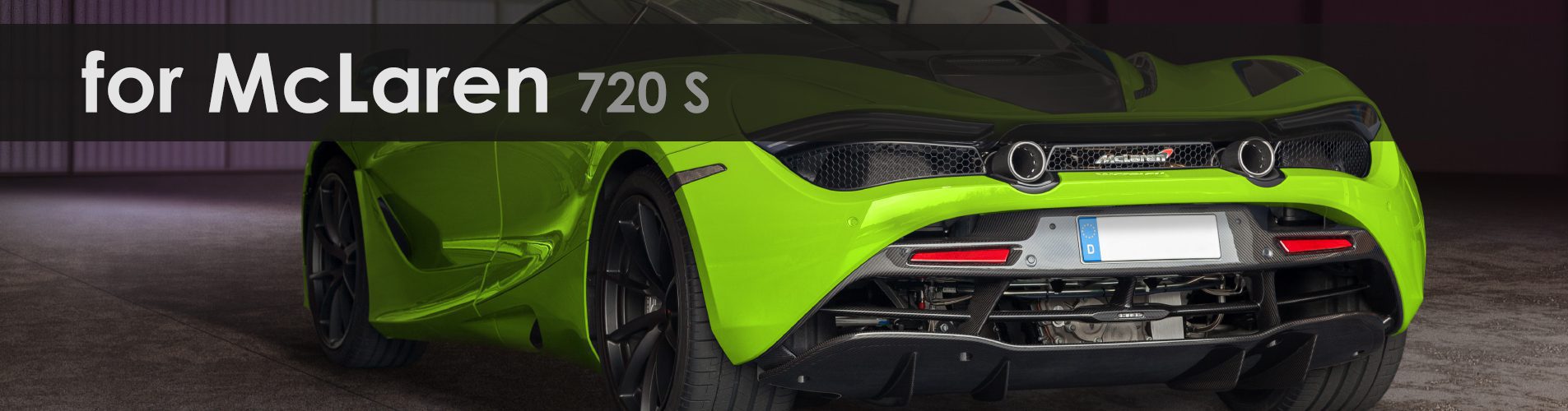 720 S | Capristo - Set Endrohre bestehend aus verchromten Aluminiumrohr in Gold velour und Aluminum Außenhülse in wicrom black velour.