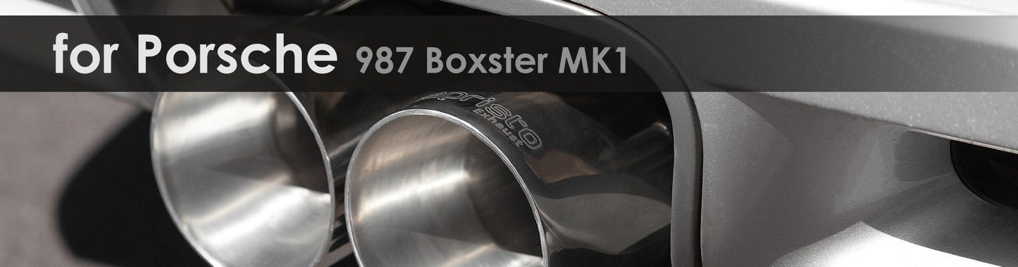 987 Boxster MK1 | Capristo - Endschalldämpfer (ohne Katalysatoren), Krümmer und CES-3 oder EVCU-1