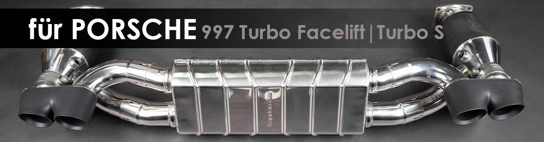 997 Turbo FL|Turbo S | Capristo - Endschalldämpfer mit 2 Katalysatoren mit 250 Zellen und programmierbarer Steuerung EVCU-1