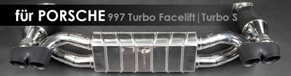 997 Turbo FL|Turbo S | Capristo - Endschalldämpfer mit 2 Katalysatoren mit 250 Zellen und programmierbarer Steuerung EVCU-1