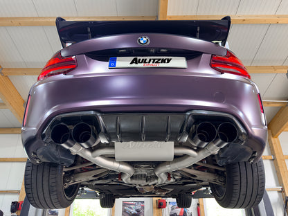 Aulitzky Exhaust ECE Abgasanlage 3" (76mm) |  BMW M2 F87 S55 Perspektive 5