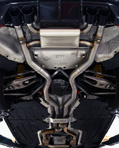 Aulitzky Exhaust ECE Abgasanlage 3" (76mm) |  BMW M3/M4 (G80/G81/G82/G83) S58 Perspektive 2