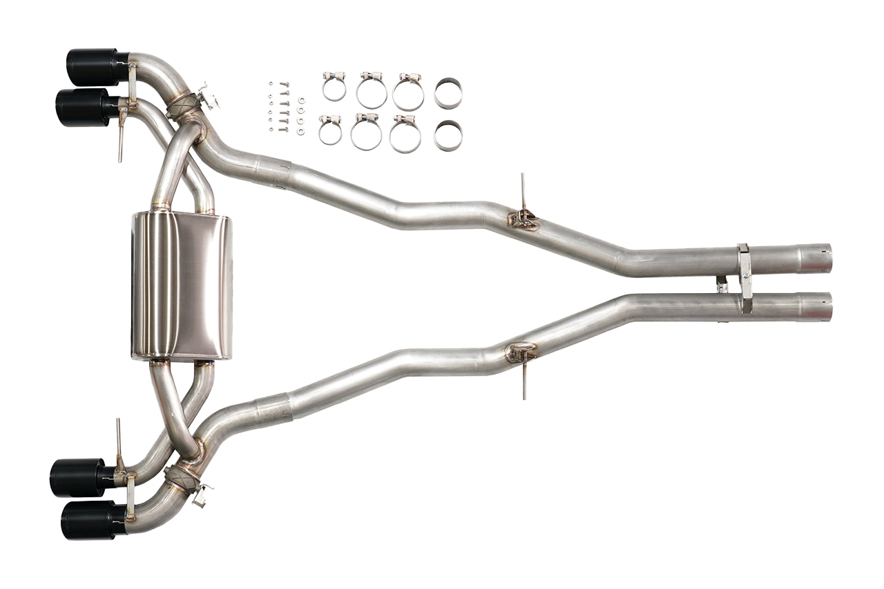 Aulitzky Exhaust ECE Abgasanlage 3" (76mm) |  BMW M5 F9 S63 Perspektive 1