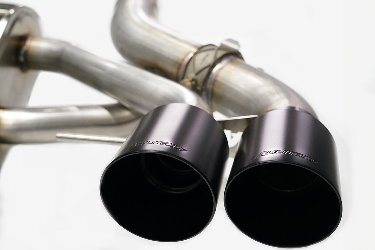 Aulitzky Exhaust ECE Abgasanlage 3" (76mm) |  BMW M5 F9 S63 Perspektive 3