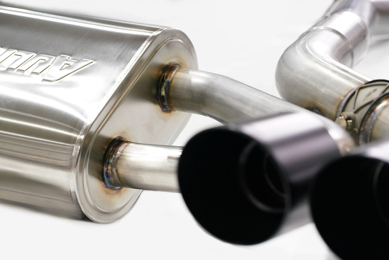 Aulitzky Exhaust ECE Abgasanlage 3" (76mm) |  BMW M5 F9 S63 Perspektive 4