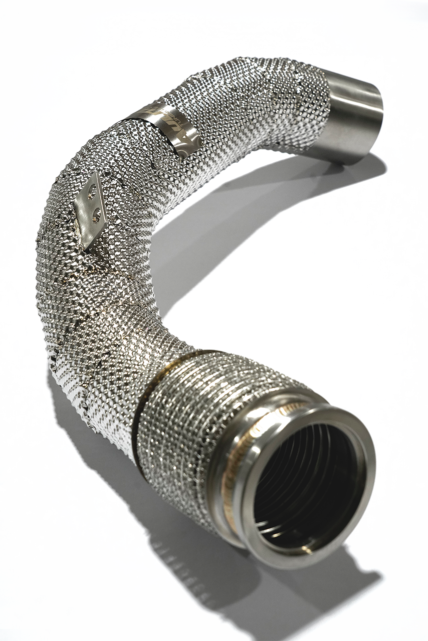 Aulitzky Exhaust Catless Downpipe|  BMW M5/M8 (F90/F91/F92/F93) S63 Perspektive 8