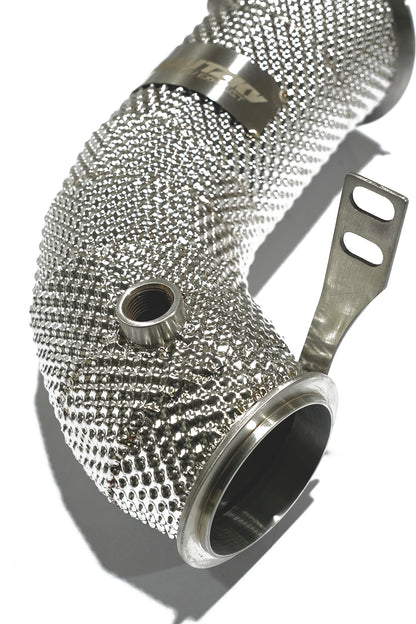 Aulitzky Exhaust Catless Downpipe|  BMW M5/M8 (F90/F91/F92/F93) S63 Perspektive 11