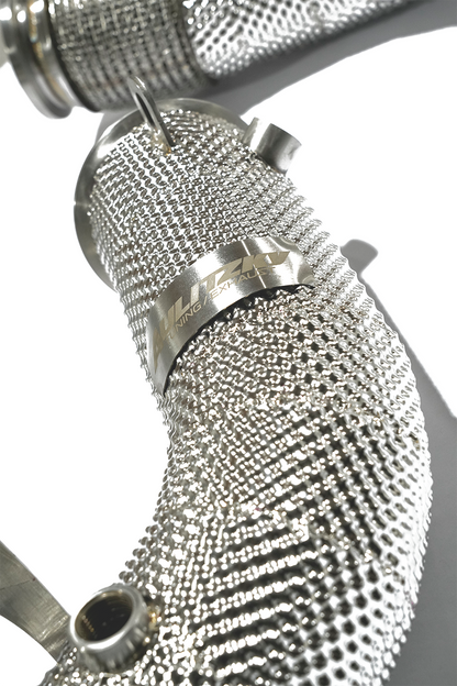 Aulitzky Exhaust Catless Downpipe|  BMW M5/M8 (F90/F91/F92/F93) S63 Perspektive 12