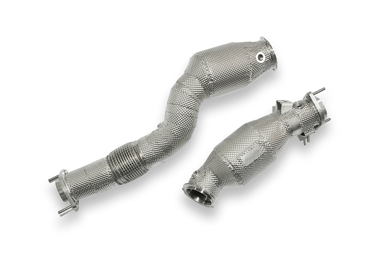 Aulitzky Exhaust ECE Downpipe |  BMW M2/M3/M4 (G80/G81/G82/G83/G87) S58 Perspektive 1