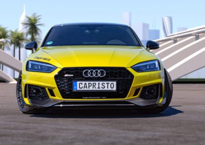 RS5 F5, RS5 F5 Sportback| Carbon | Capristo - Frontspoiler Gewebe K, mattlackiert