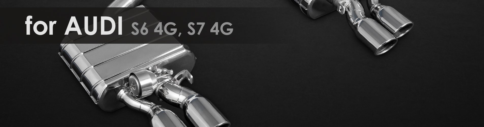S6 4G, S7 4G | Capristo - rear silencer, middle silencer replacement pipes, CES-3 , ECE
