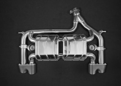 BMW 435i | Exhaust System | Capristo - Exhaust system with middle silencer spare pipe, skirt and CES-3 controller with part certificates