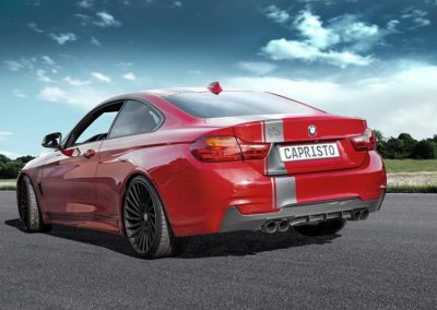 BMW 428i | Carbon | Capristo - Polyurethane PU/PUR, with mesh and Screws, non lacquered, with part assessment