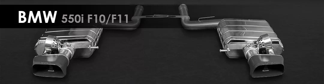BMW 550i | Capristo - Exhaust system with aluminum tailpipes