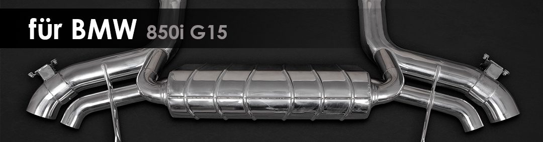 BMW 850i G15 | Capristo - Set Downpipes BMW 850i 250 Zellen