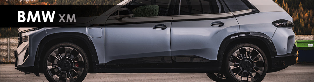 BMW XM | Capristo - Endschalldämpfer zur Verwendung mit den OEM-Aktuatoren, farbig eloxierte Endrohre in schwarz, rot, silber, gold* und Aluminium-Außenhülse in wicrom black