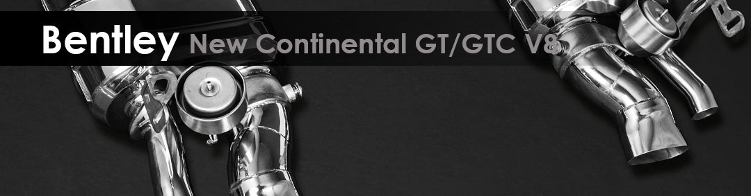 New Continental GT/GTC V8 | Capristo - Exhaust system complete, with CES-3 , ECE approval