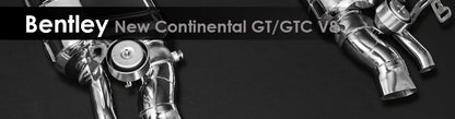New Continental GT/GTC V8 | Capristo - Klappenabgasanlage komplett, mit CES-3 , ECE Genehmigung