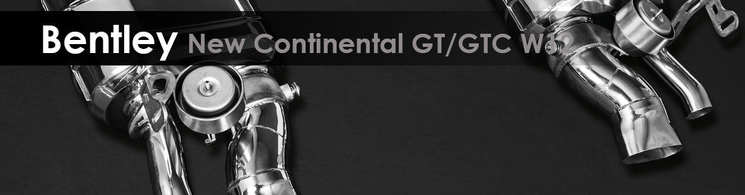New Continental GT/GTC W12 | Capristo - Abgasanlage mit Klappensteuerung, inkl. programmierbarer Steuerung CES-3 ECE Genehmigung